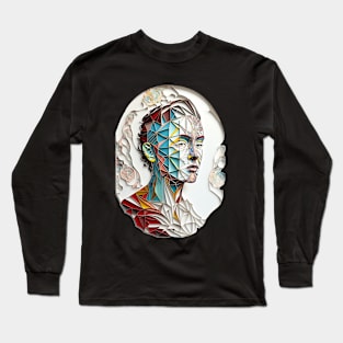 Woman Art Portrait Long Sleeve T-Shirt